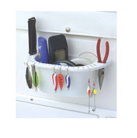 Boatmates Cuisine Caddy UV-Resistant Marine Boat Beverage and Item Organizer, White - 2133- Boat Mates  